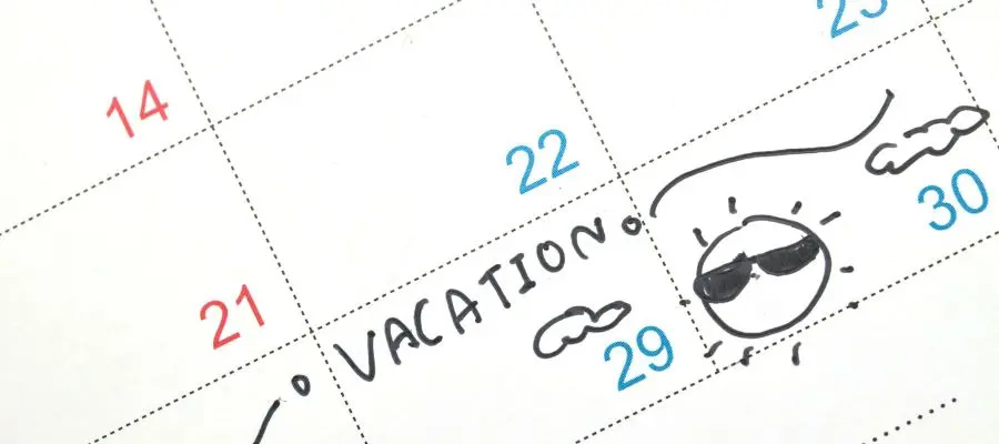 organizar las vacaciones de los empleados